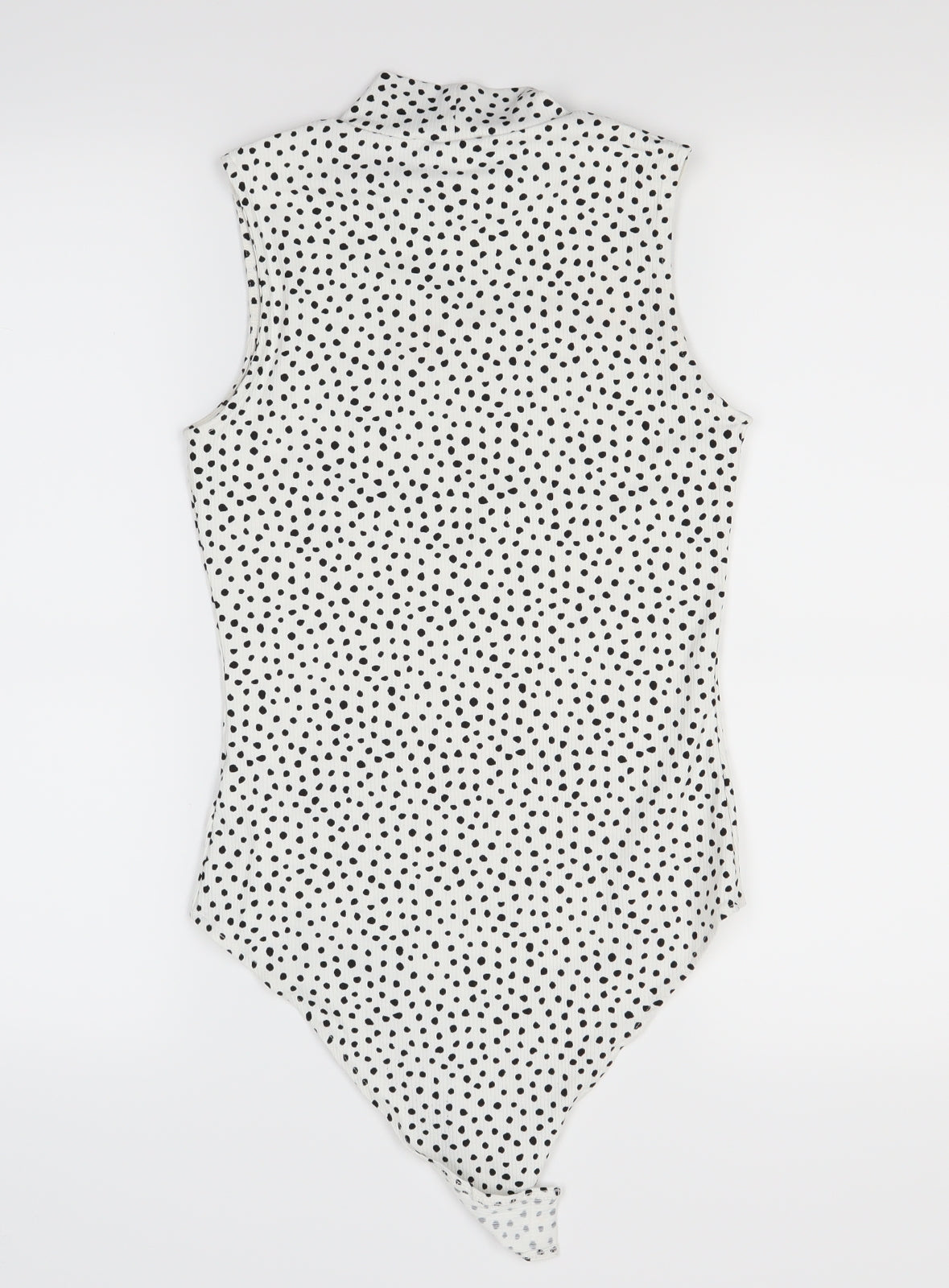 H&M Womens White Polka Dot  Basic Tank Size S