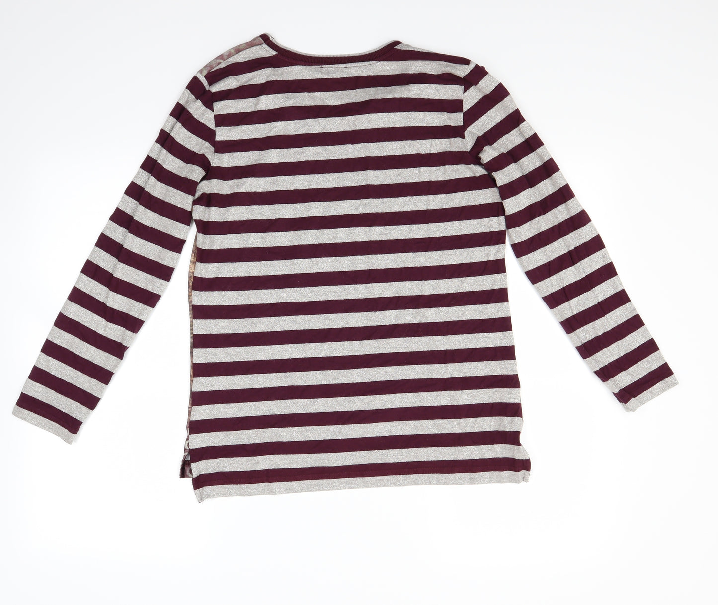 Gerry Weber Womens Red Striped  Pullover Sweatshirt Size M