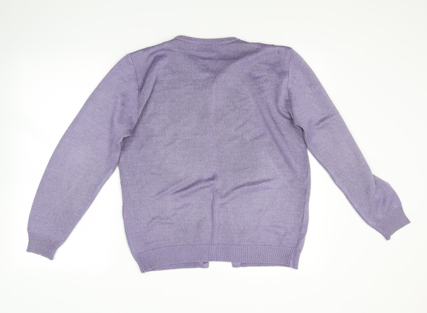 Bon Marche Womens Purple   Cardigan Jumper Size M