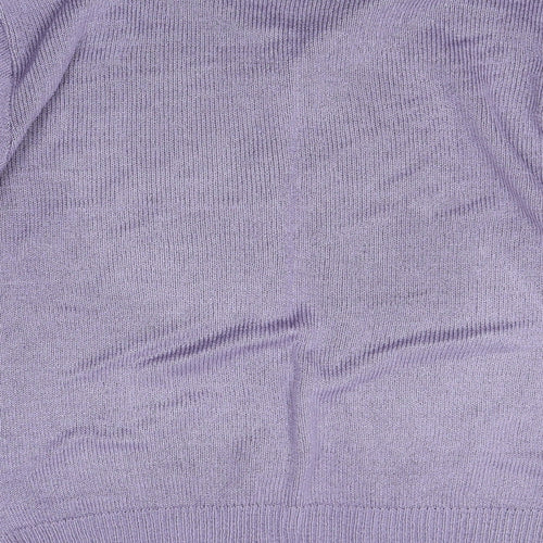 Bon Marche Womens Purple   Cardigan Jumper Size M
