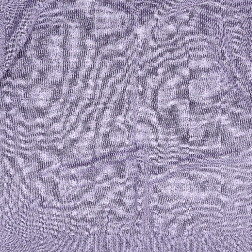 Bon Marche Womens Purple   Cardigan Jumper Size M