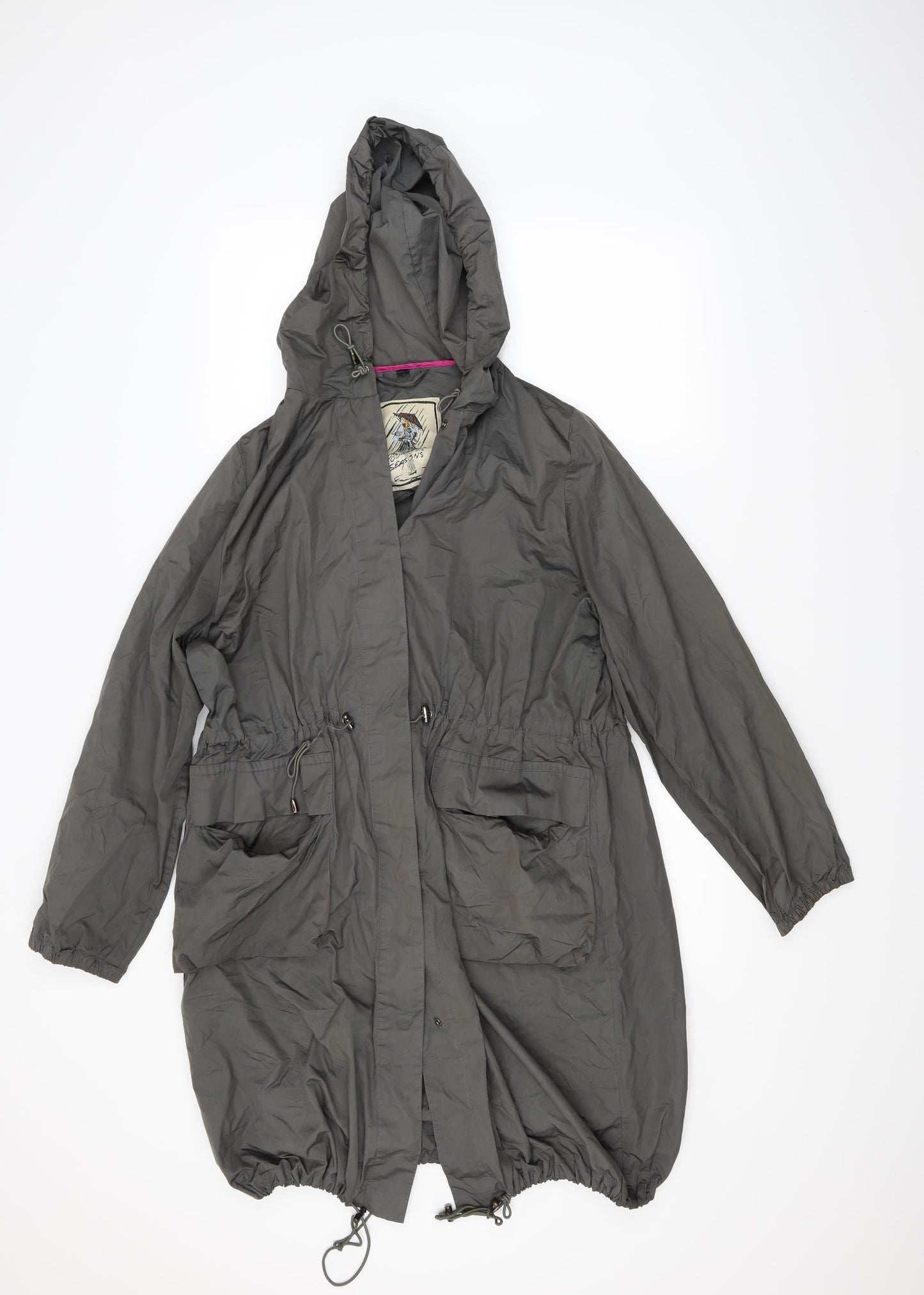 Four Seasons Womens Green   Overcoat Coat Size S