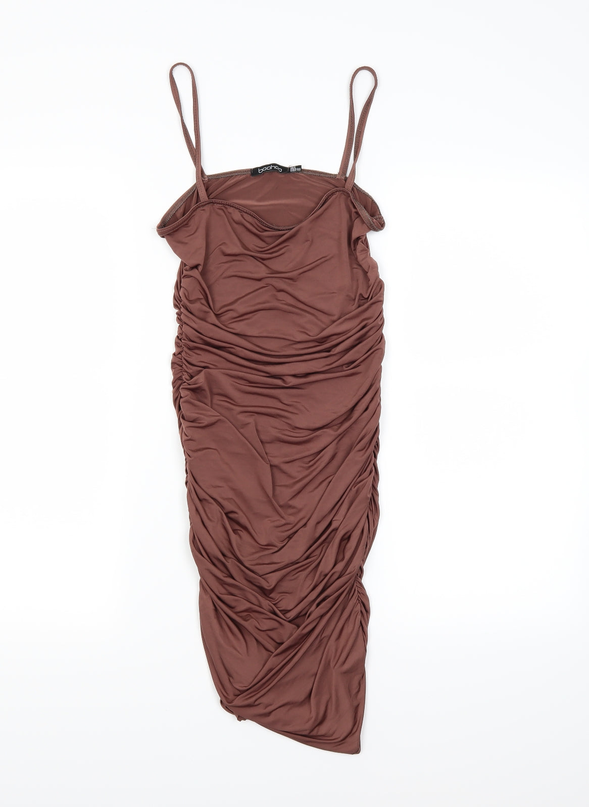 Boohoo Womens Brown   Slip Dress  Size 6