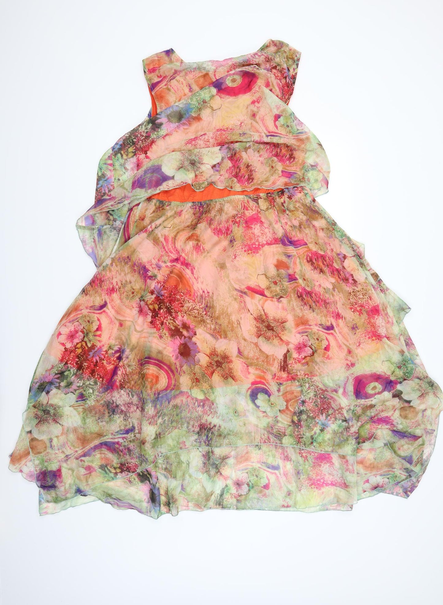 Floryday Womens Multicoloured Floral  Fit & Flare  Size XL