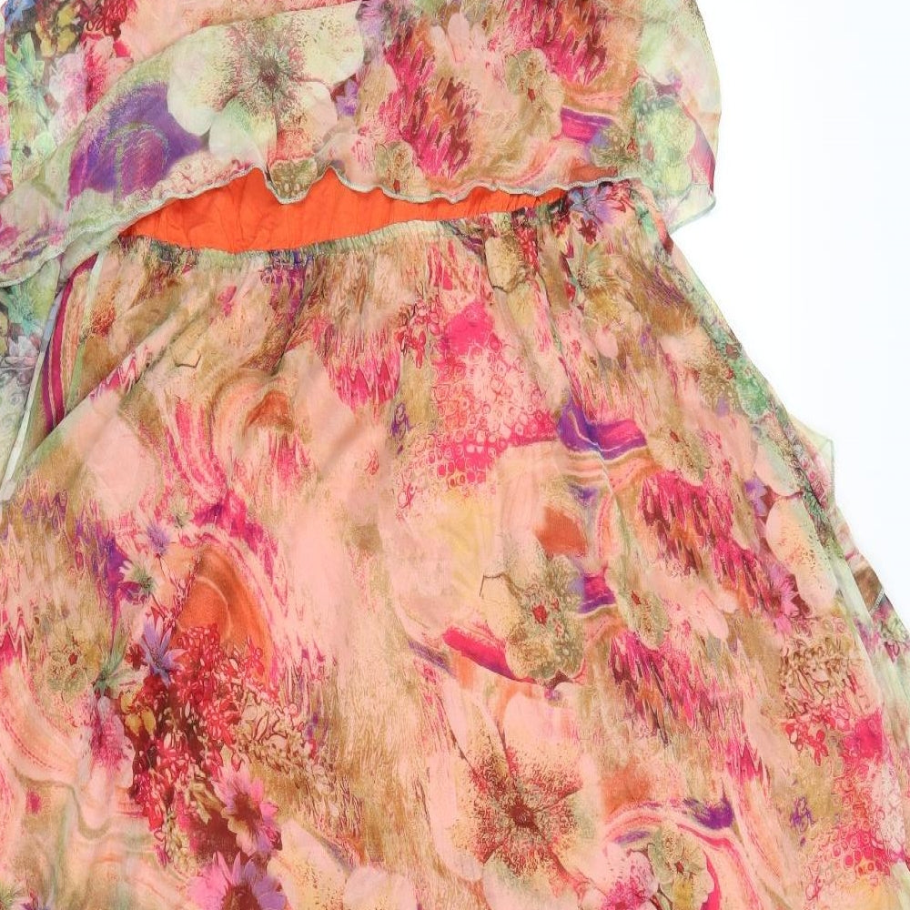 Floryday Womens Multicoloured Floral  Fit & Flare  Size XL
