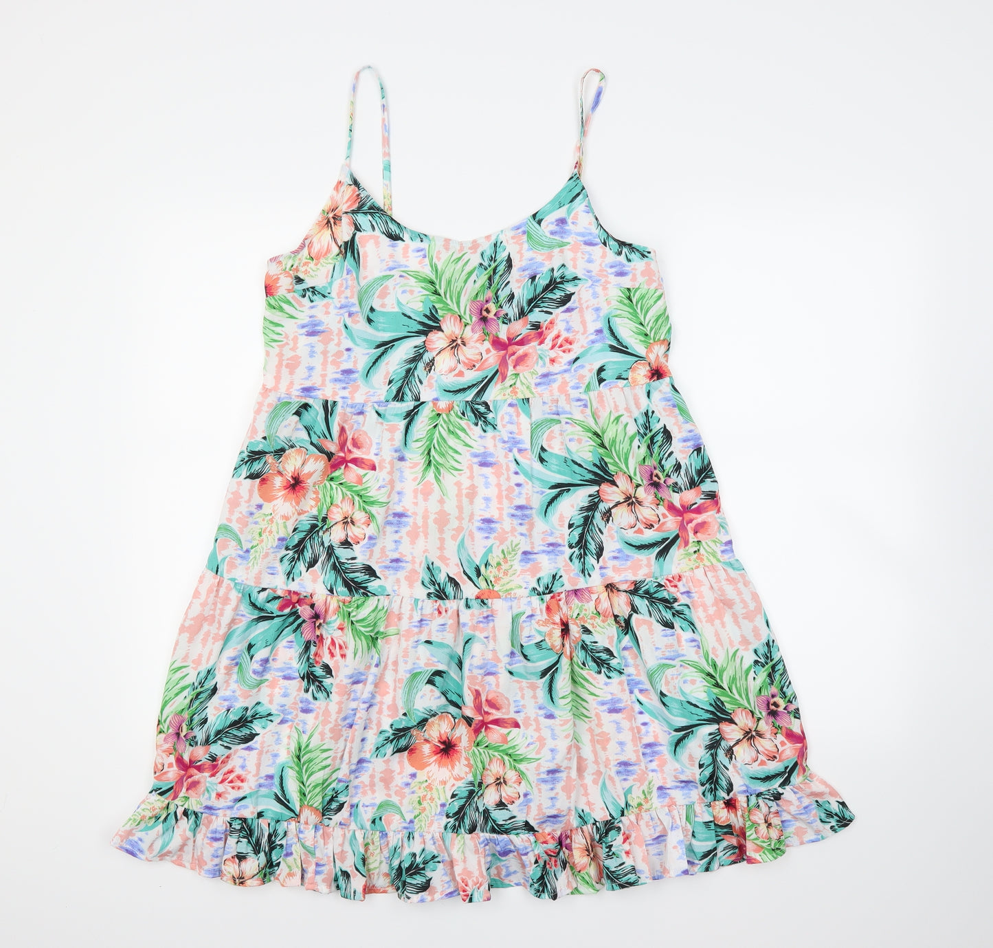 Primark Womens Multicoloured Floral  Camisole Blouse Size 12
