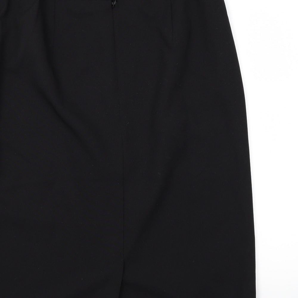 Andre De Brett Womens Black   A-Line Skirt Size 16