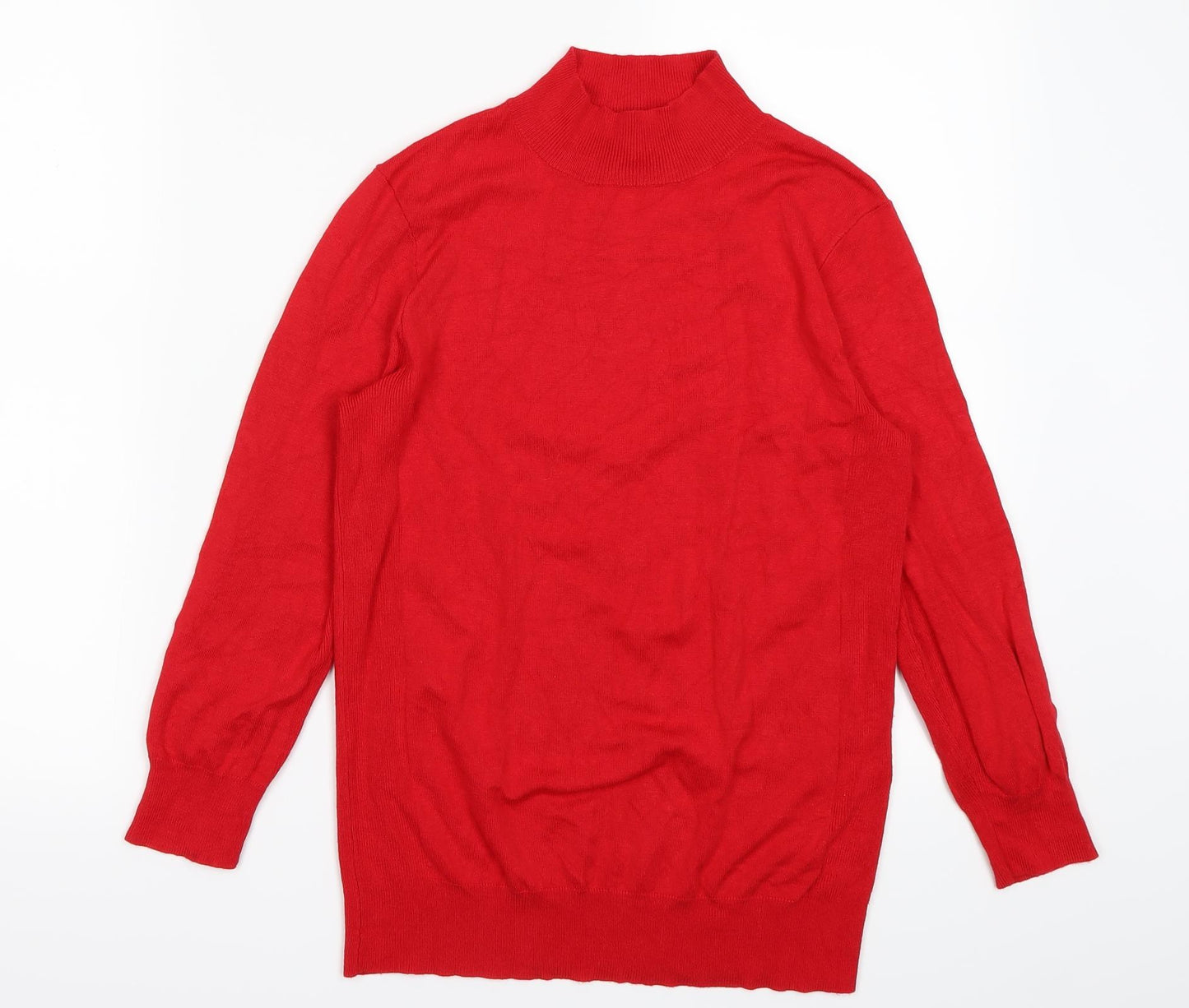 Warehouse Womens Red   Pullover Jumper Size 8