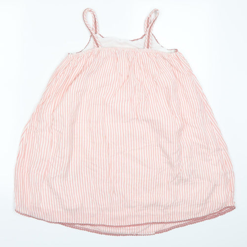 George Girls Pink Striped  A-Line  Size 8-9 Years