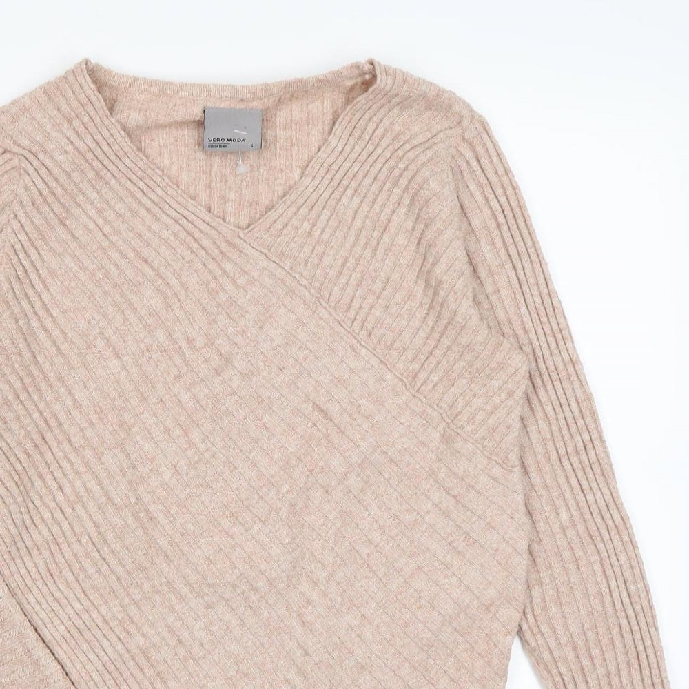 Veromoda Womens Beige   Pullover Jumper Size S