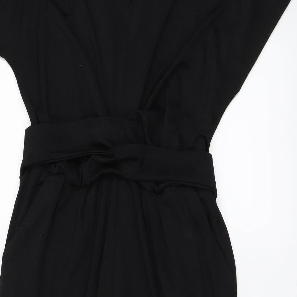 NEXT Womens Black   Jumpsuit One-Piece Size 12 L20 in