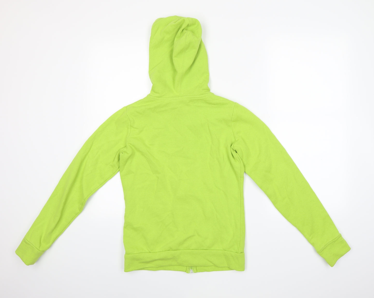 US Basic Womens Green   Full Zip Hoodie Size S