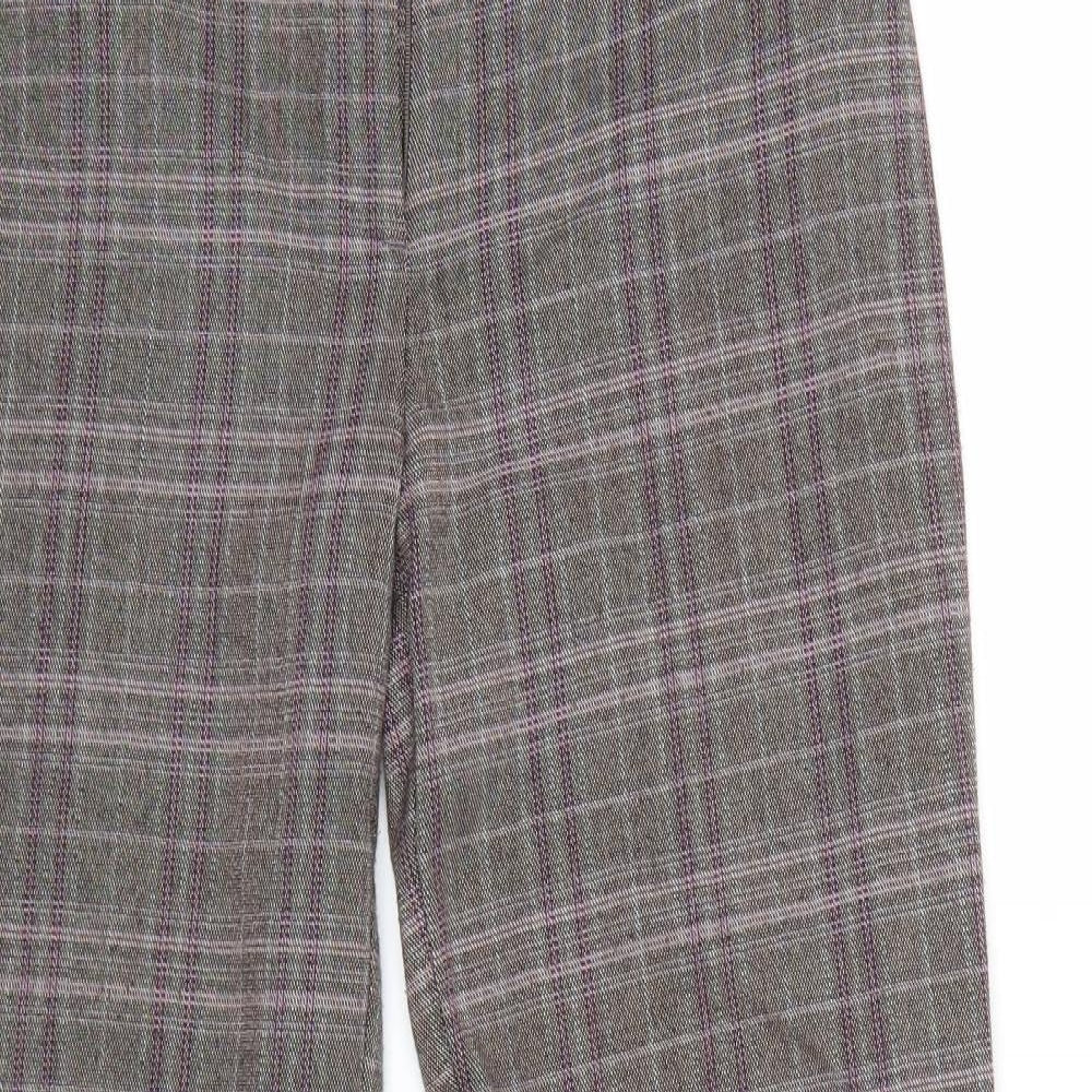 F&F Girls Grey Check   Trousers Size 12-13 Years
