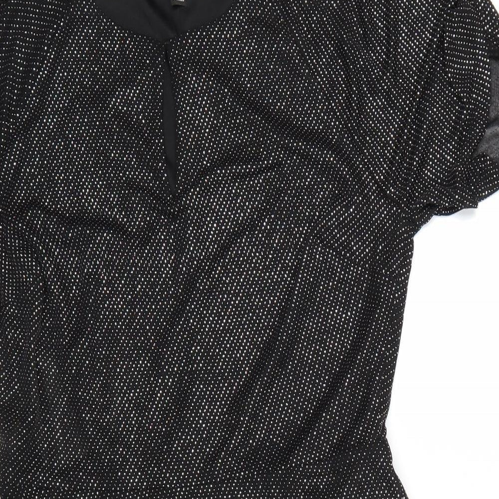 Dorothy Perkins Womens Black   A-Line  Size 14