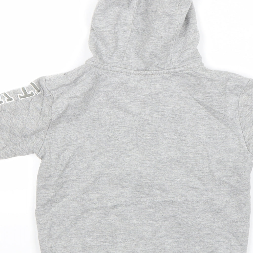 George Boys Grey   Full Zip Hoodie Size 4-5 Years