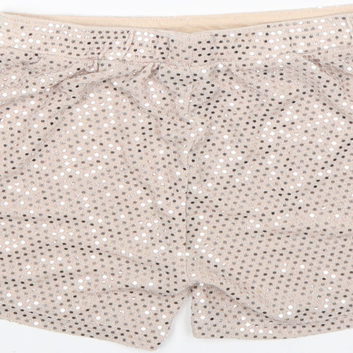 TU Girls Gold   Hot Pants Shorts Size 4-5 Years