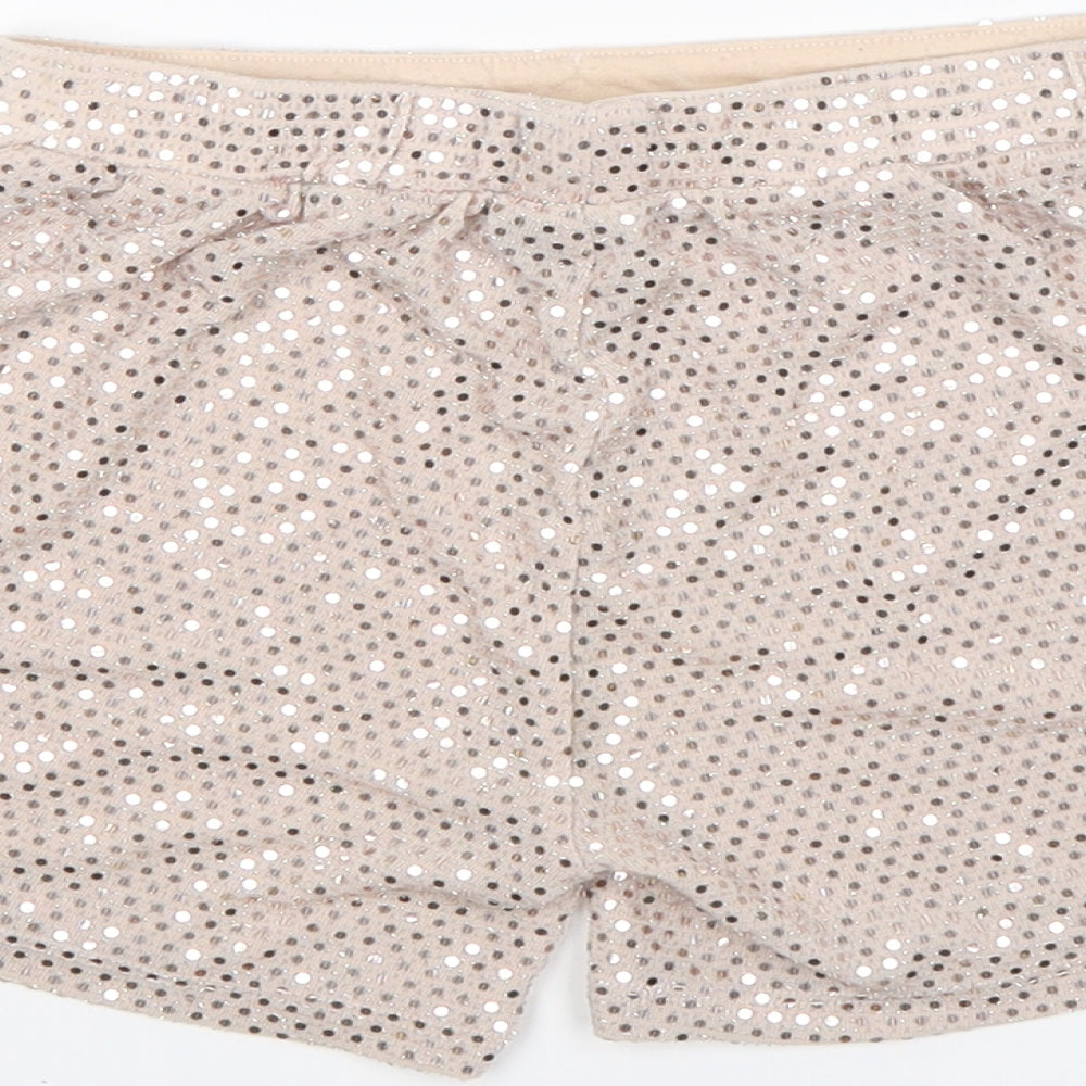 TU Girls Gold   Hot Pants Shorts Size 4-5 Years