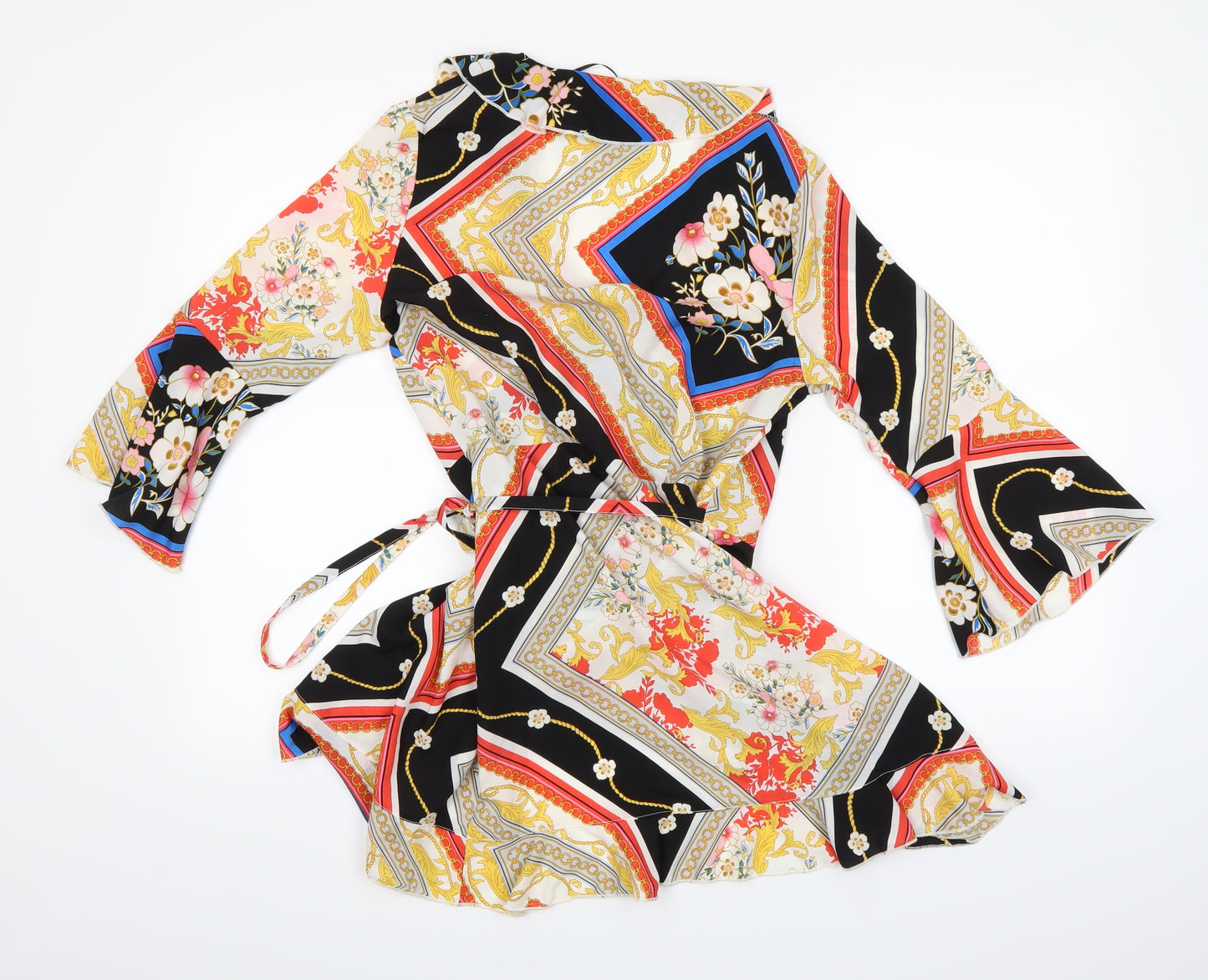 Outrageous Fortune Womens Multicoloured Floral  Wrap Dress  Size 10