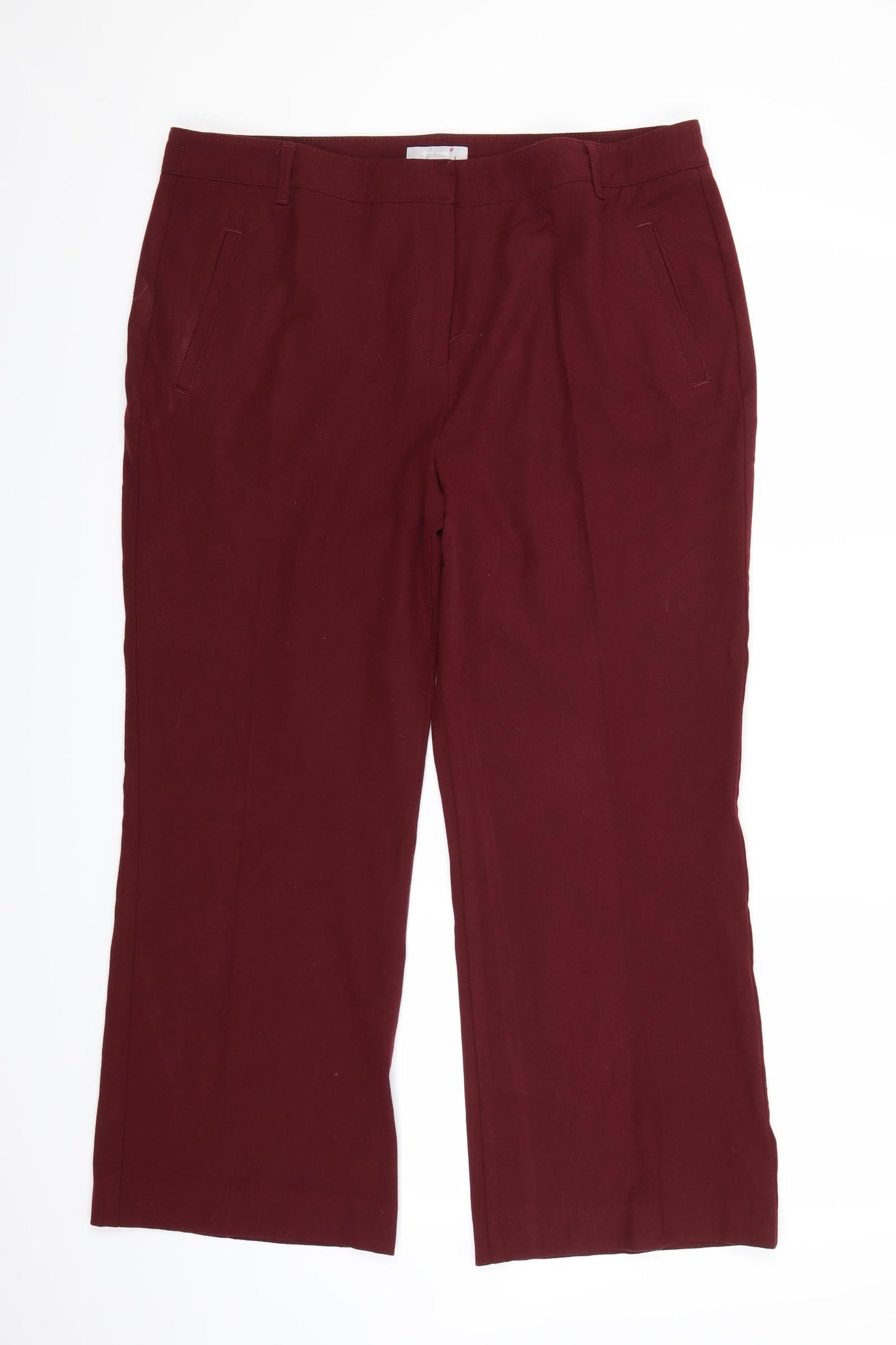 Per Una Womens Purple   Trousers  Size 18 L25 in