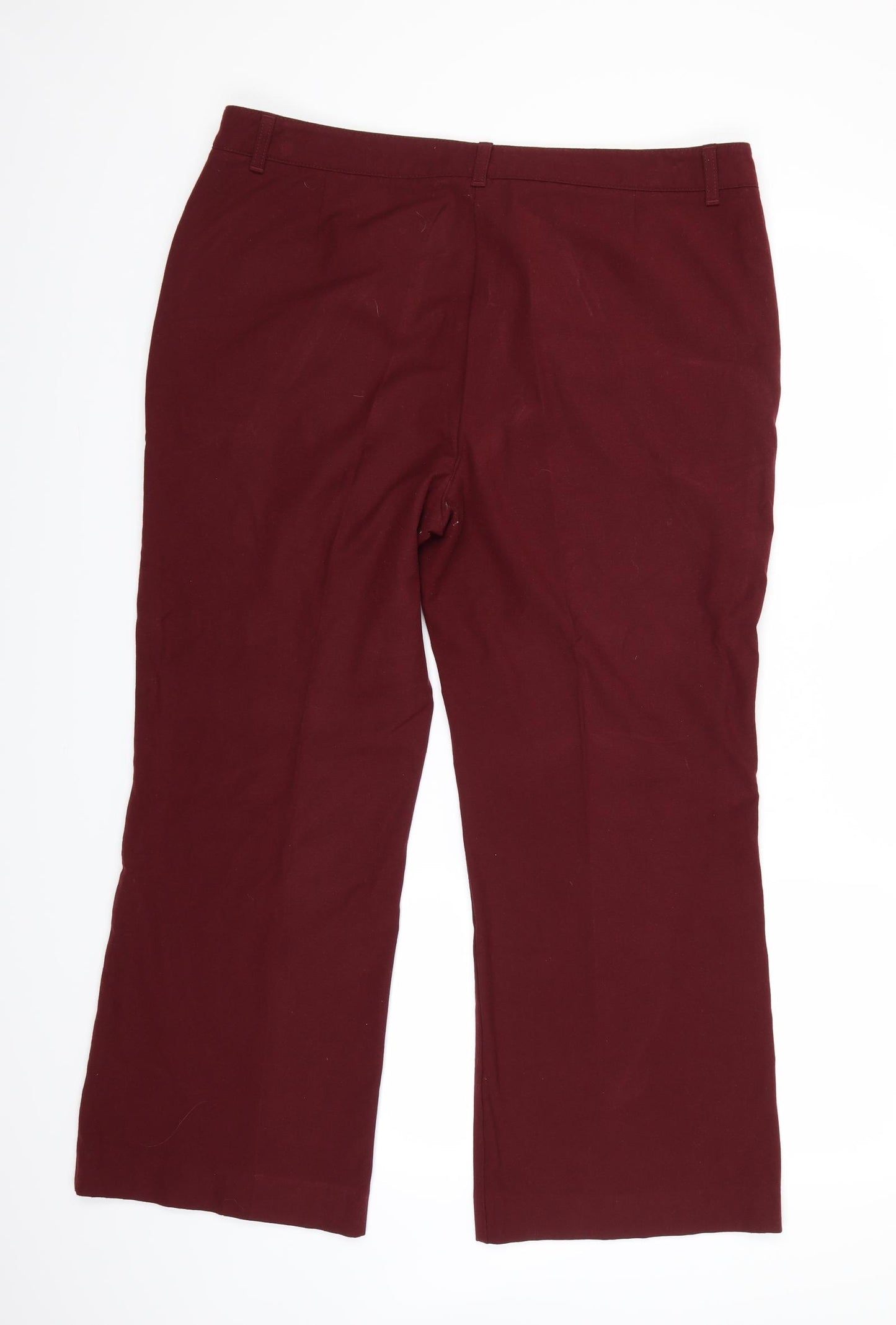 Per Una Womens Purple   Trousers  Size 18 L25 in