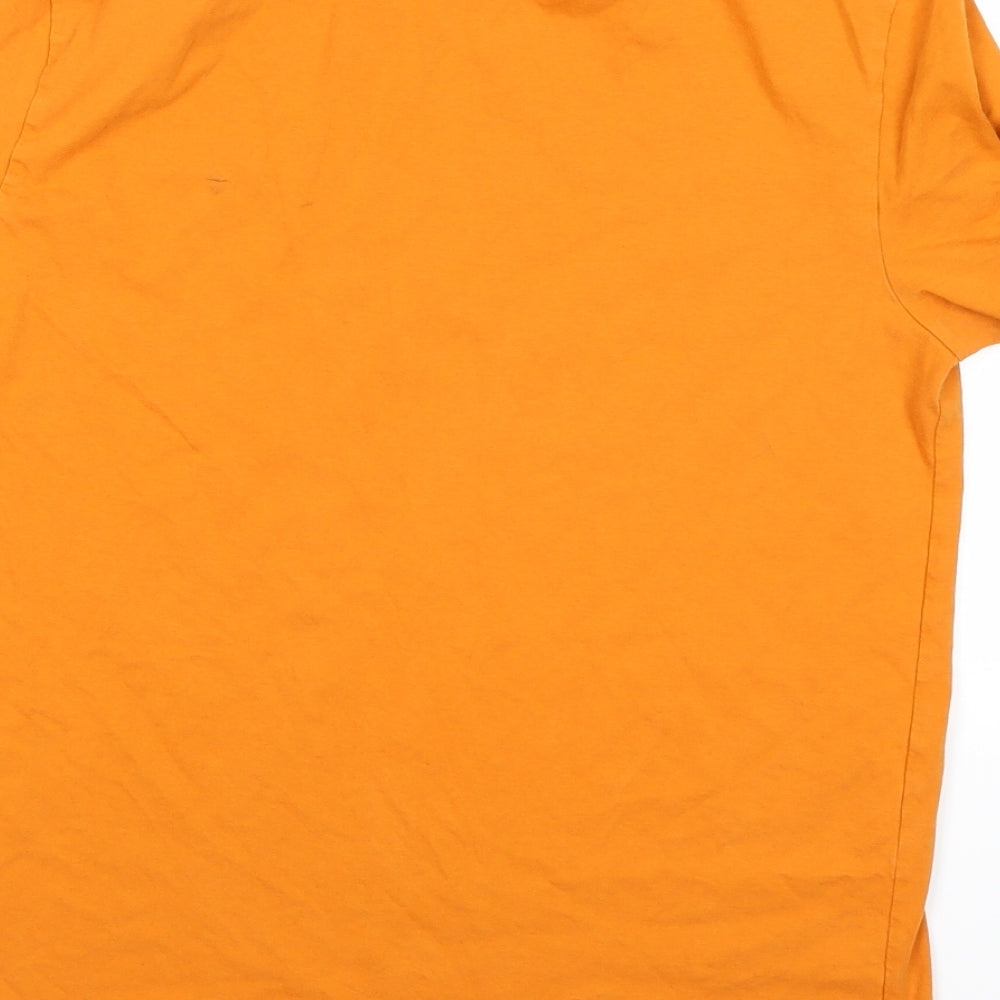 Burotn Mens Orange    T-Shirt Size S