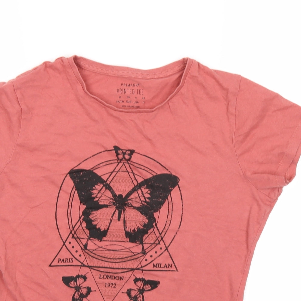 Primark Womens Pink   Basic Tank Size 10