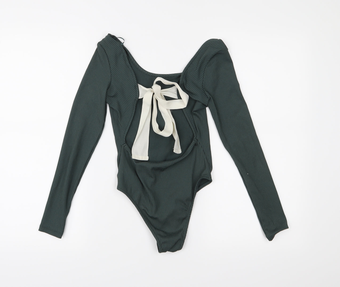 Topshop Womens Green   Bodysuit One-Piece Size 6
