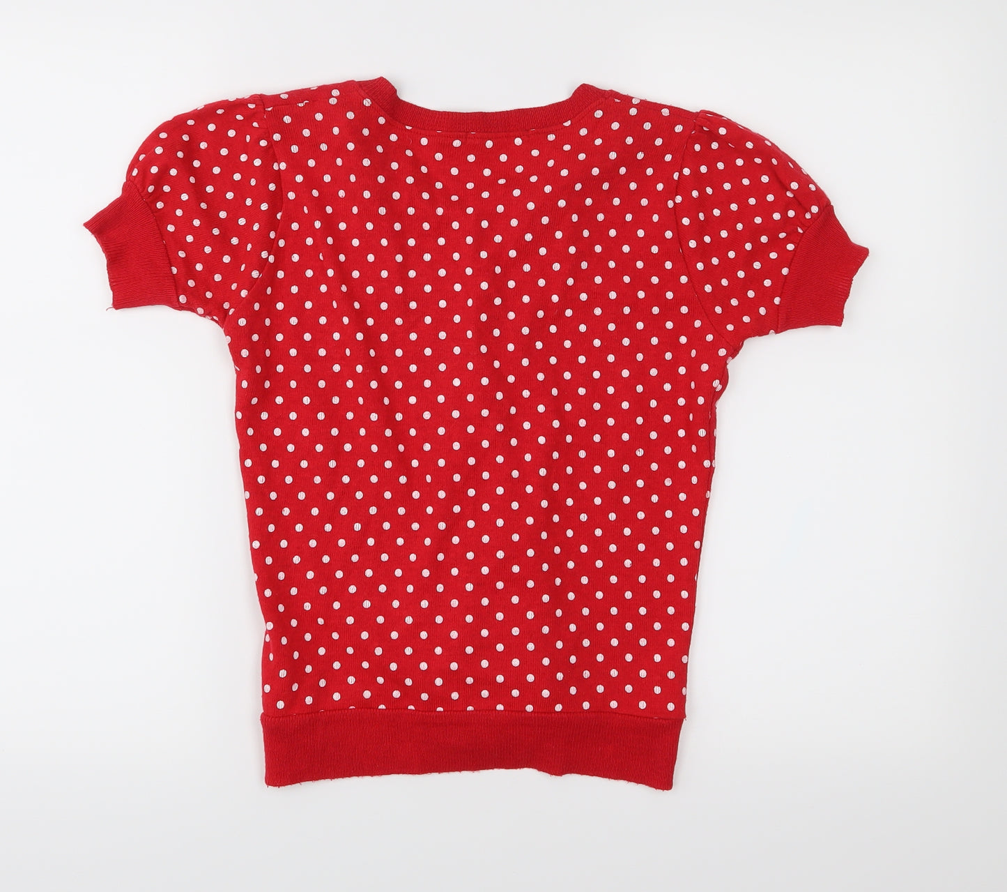 Atmosphere Womens Red Polka Dot  Cardigan Jumper Size 10