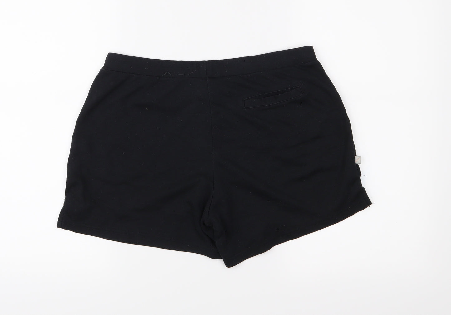 LA Gear Womens Black   Sweat Shorts Size 14