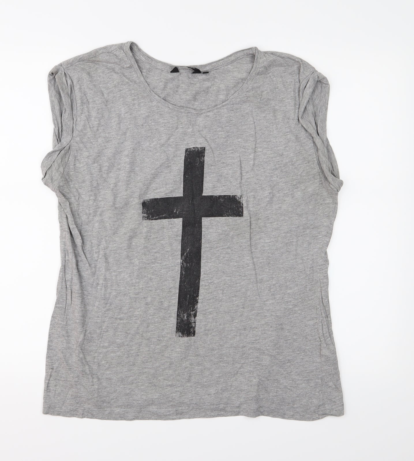 New Look Womens Grey   Basic T-Shirt Size 18