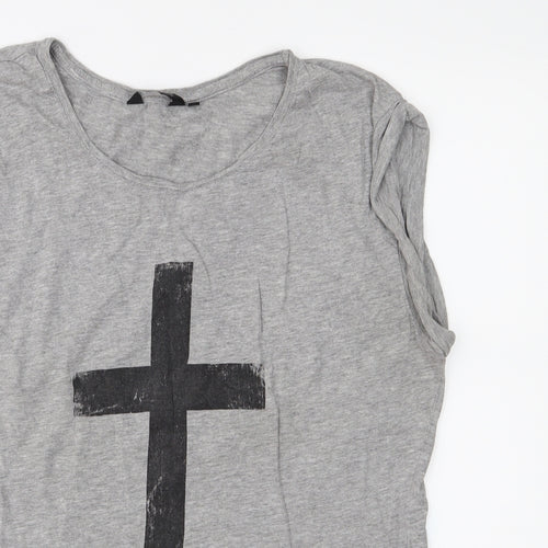 New Look Womens Grey   Basic T-Shirt Size 18