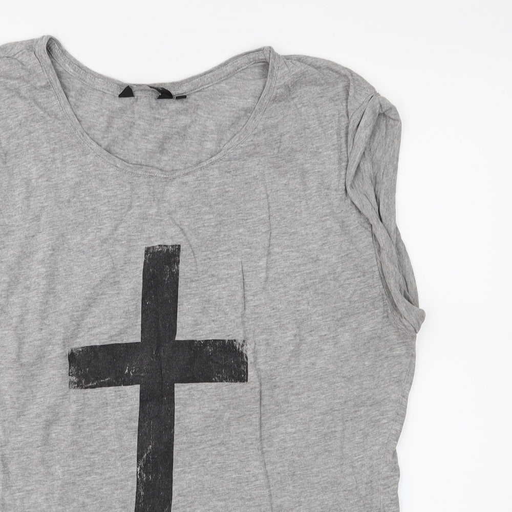 New Look Womens Grey   Basic T-Shirt Size 18