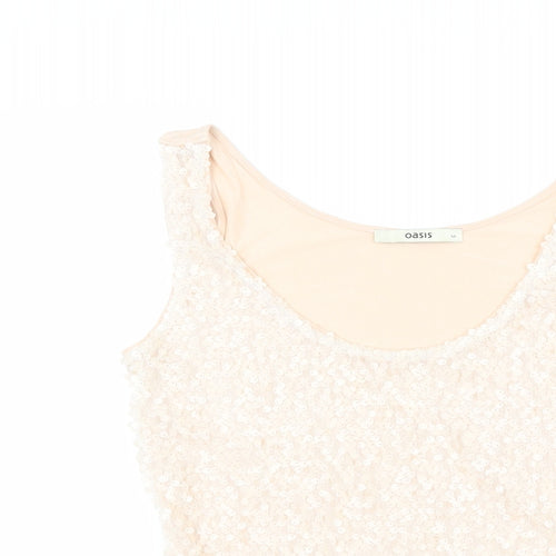 Oasis Womens Pink   Basic Tank Size M