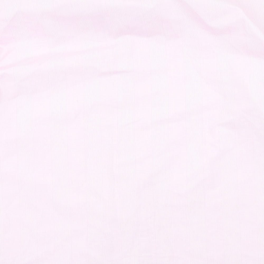 NEXT Mens Pink Check   Dress Shirt Size 17