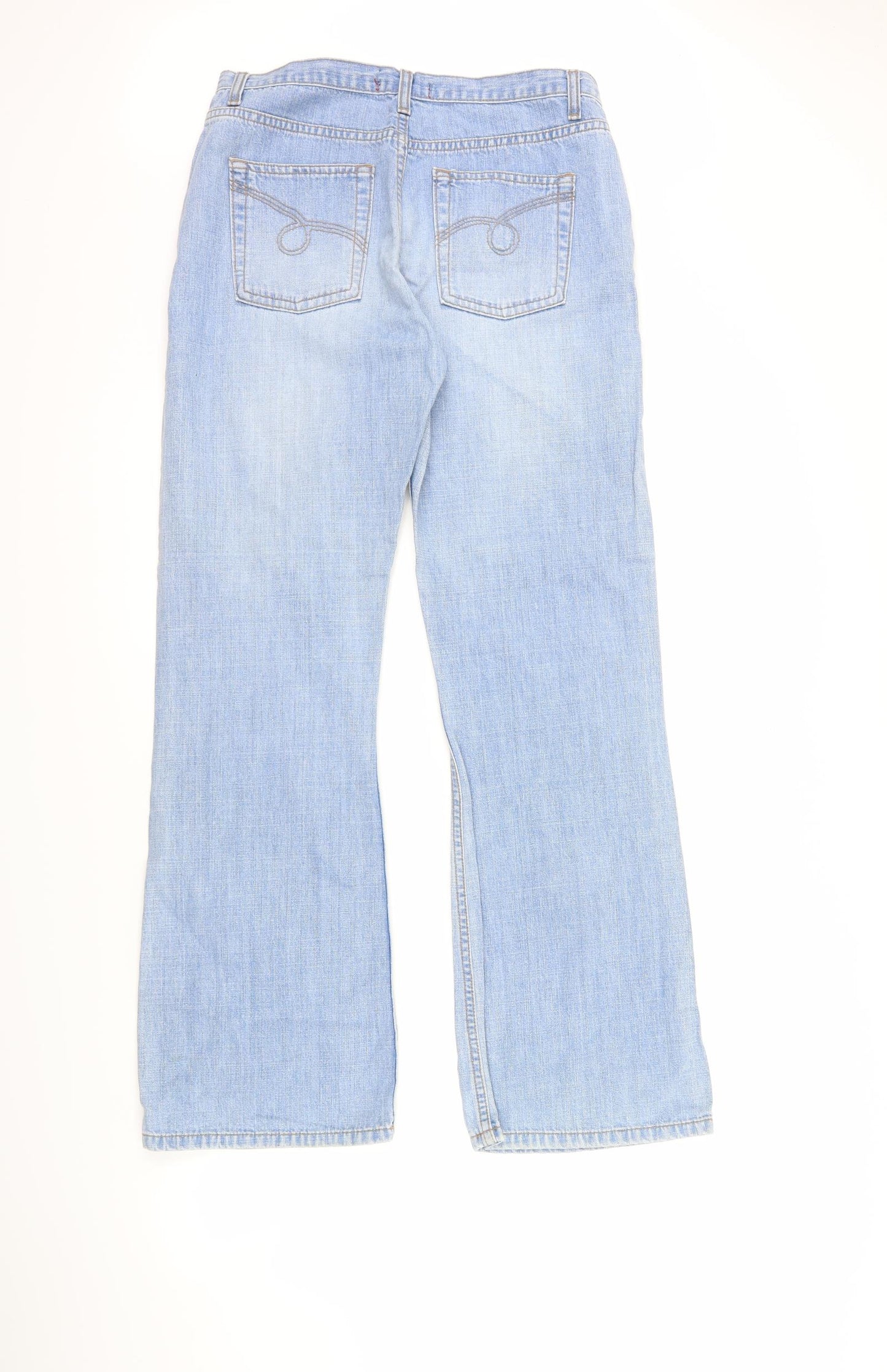 River Island Womens Blue  Denim Bootcut Jeans Size 12 L32 in