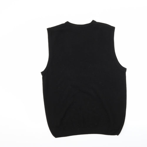 Matalan Mens Black   Vest Jumper Size M