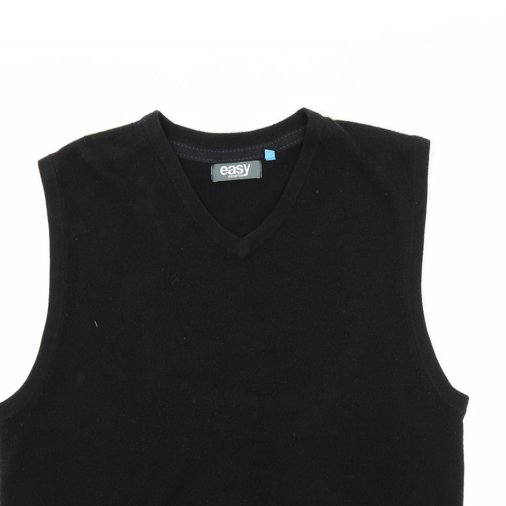 Matalan Mens Black   Vest Jumper Size M