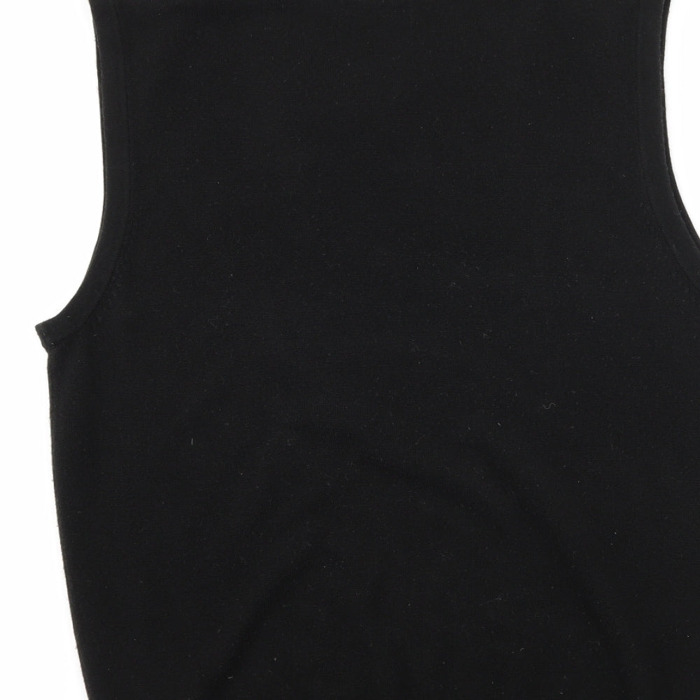 Matalan Mens Black   Vest Jumper Size M