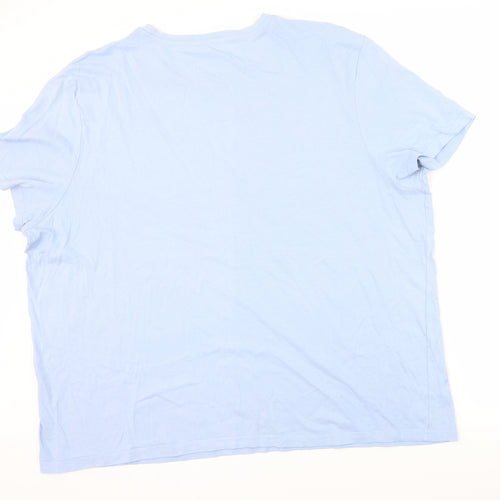 George Mens Blue    T-Shirt Size 4XL  - graphic