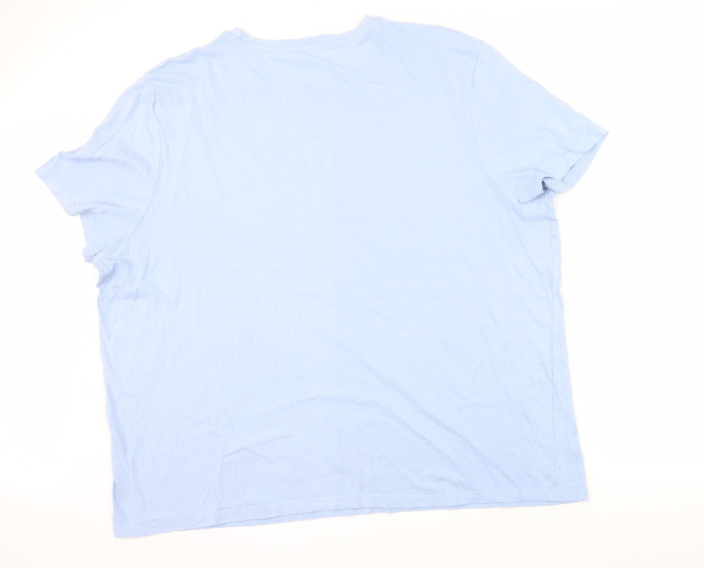 George Mens Blue    T-Shirt Size 4XL  - graphic
