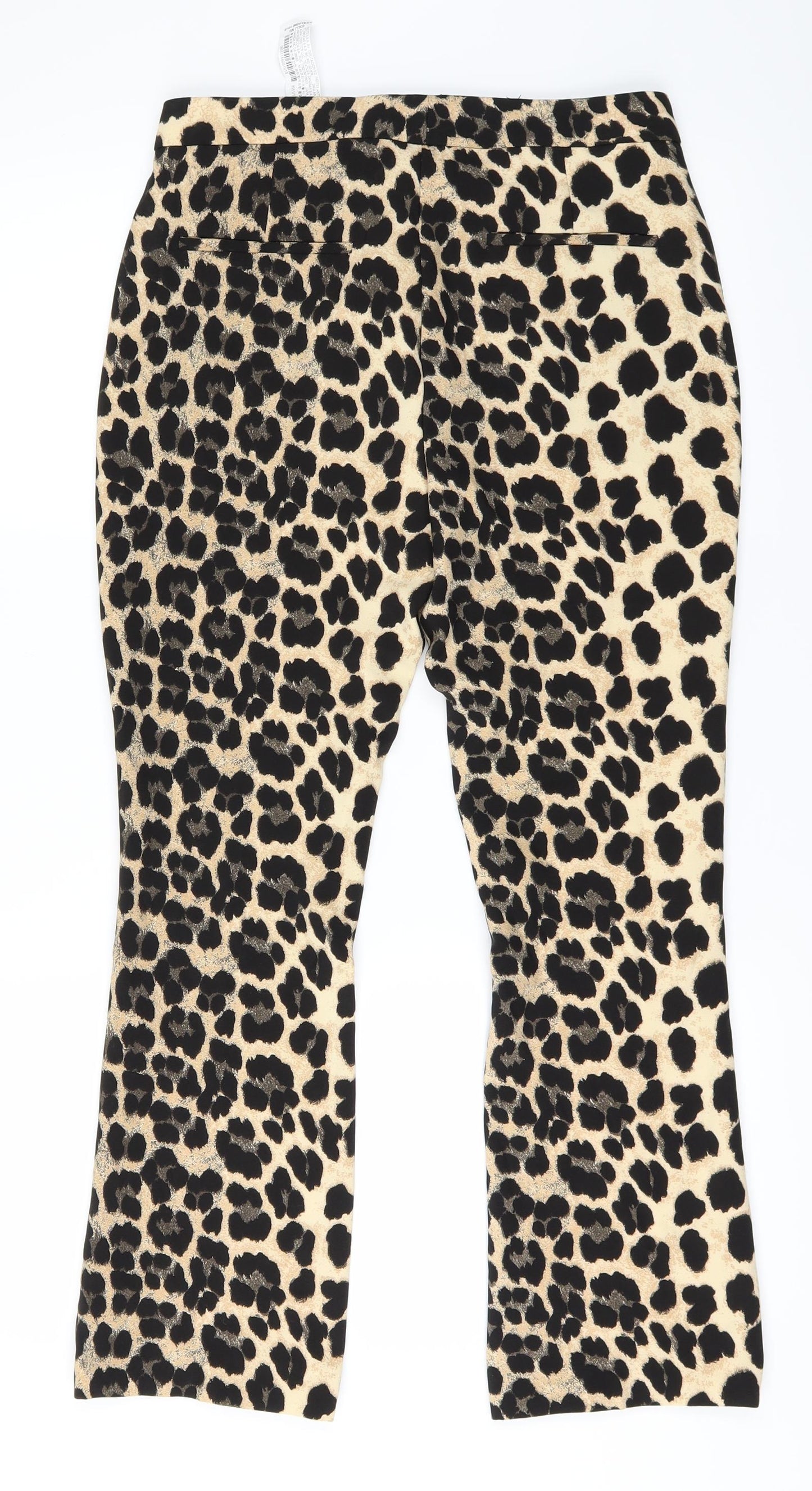 Zara Womens Multicoloured Animal Print  Trousers  Size XS L24 in