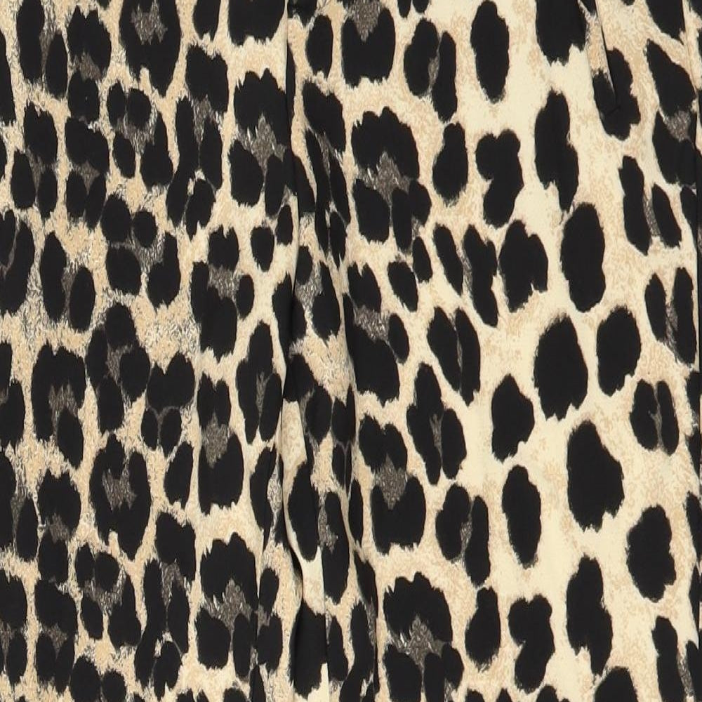 Zara Womens Multicoloured Animal Print  Trousers  Size XS L24 in