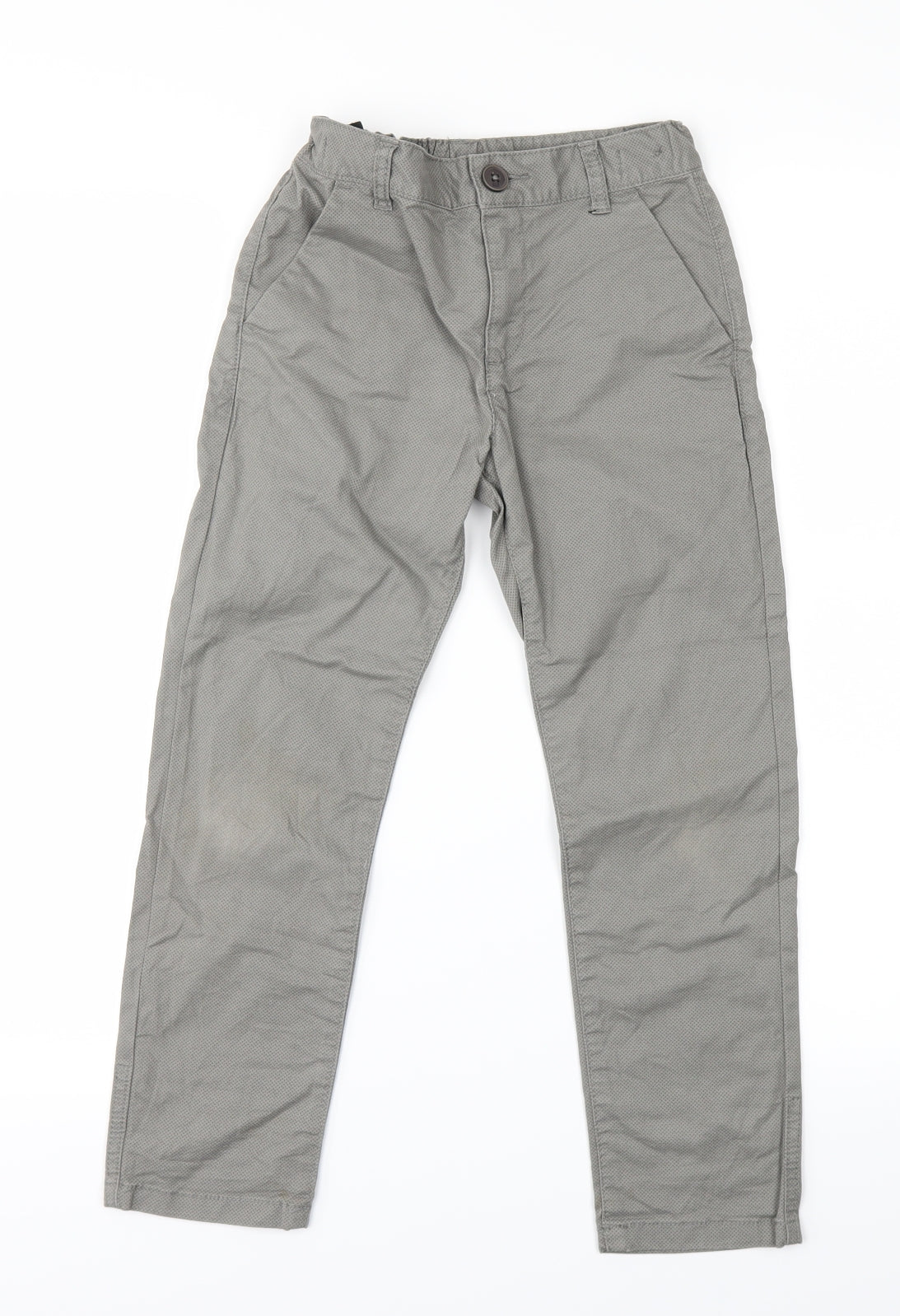 F&F Boys Grey   Cargo Trousers Size 7-8 Years