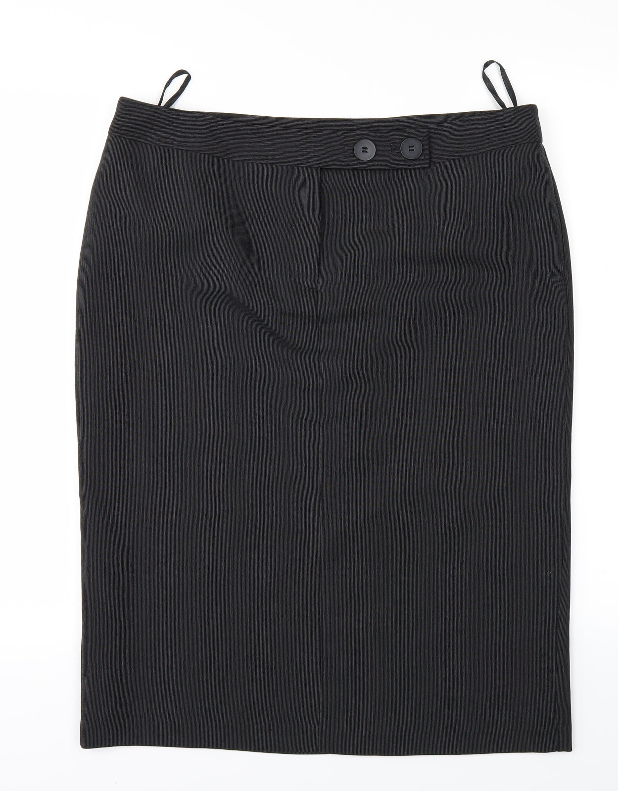 F&F Womens Grey Striped  Straight & Pencil Skirt Size 14
