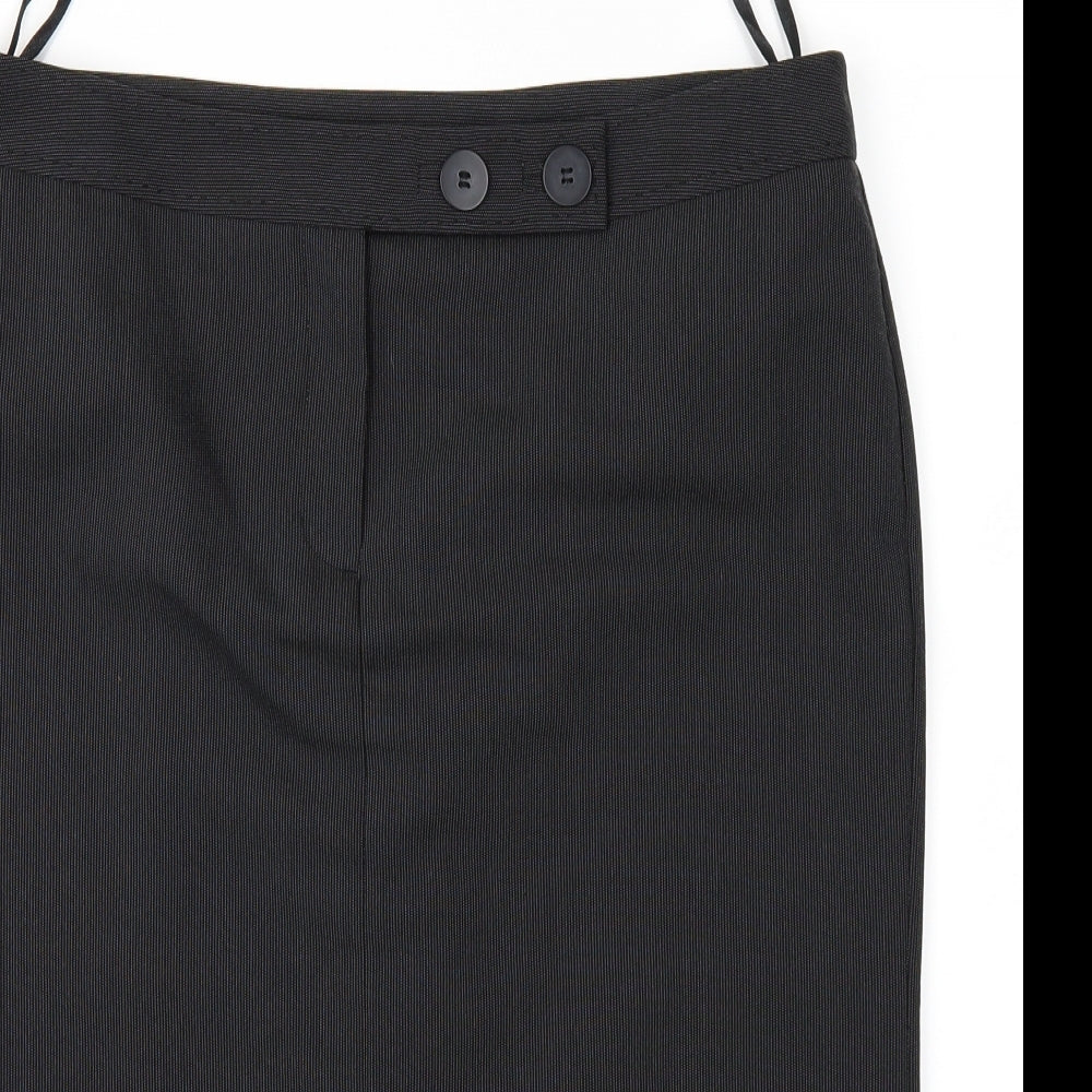 F&F Womens Grey Striped  Straight & Pencil Skirt Size 14