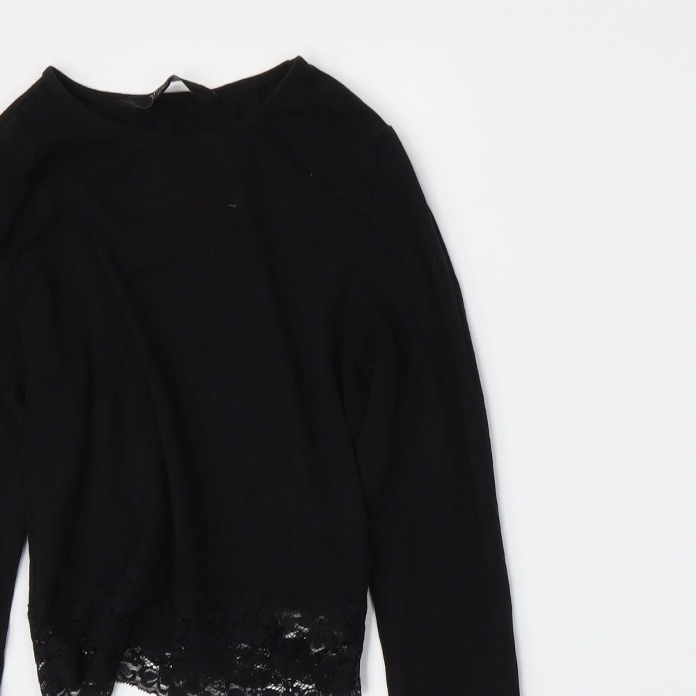 New Look Girls Black   Basic T-Shirt Size 9-10 Years