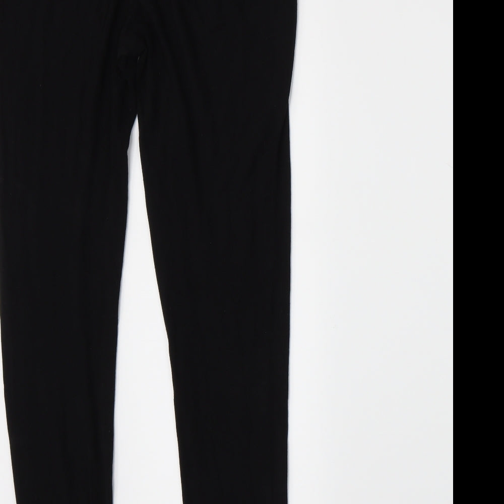 Primark Womens Black   Capri Leggings Size 12 L28 in