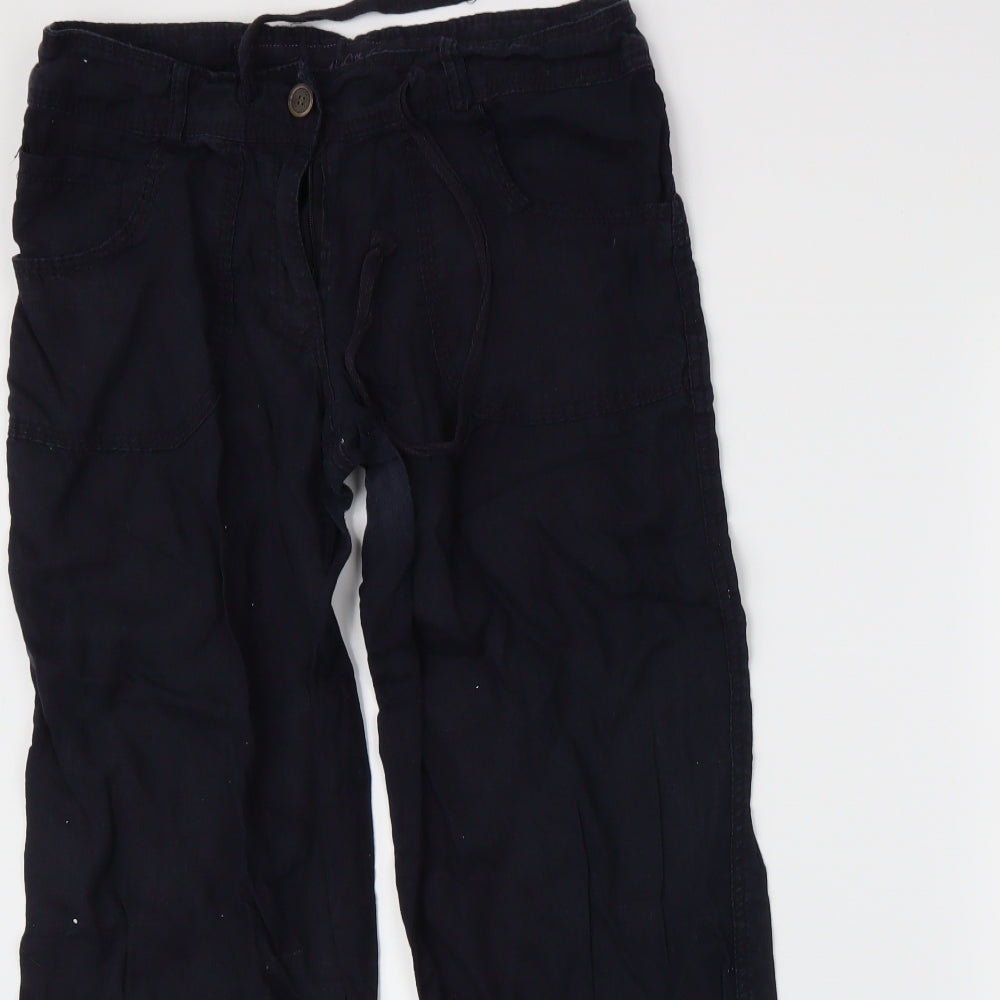 Primark Womens Blue   Trousers  Size 8 L25 in