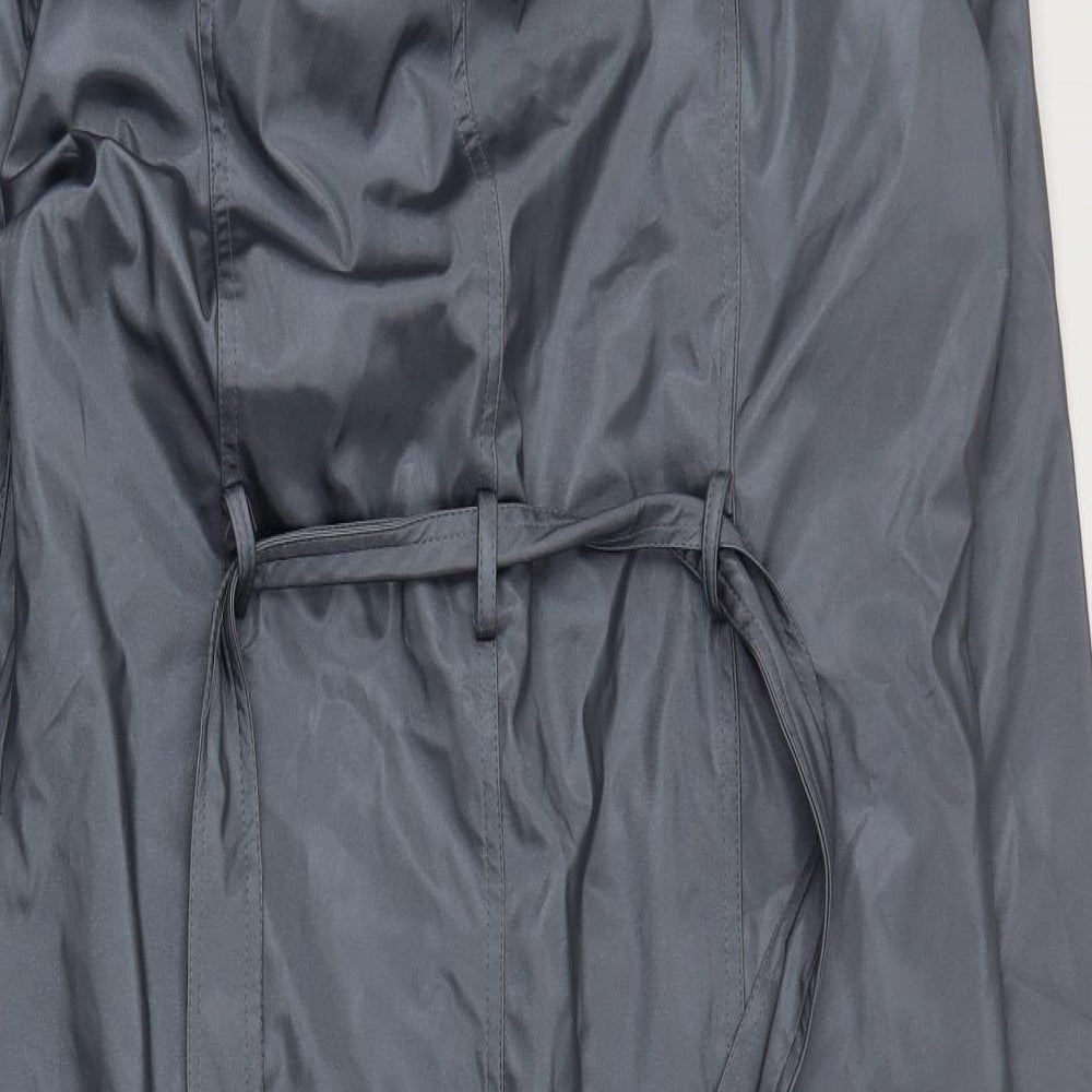 Miss Towery Womens Grey   Overcoat Coat Size 16