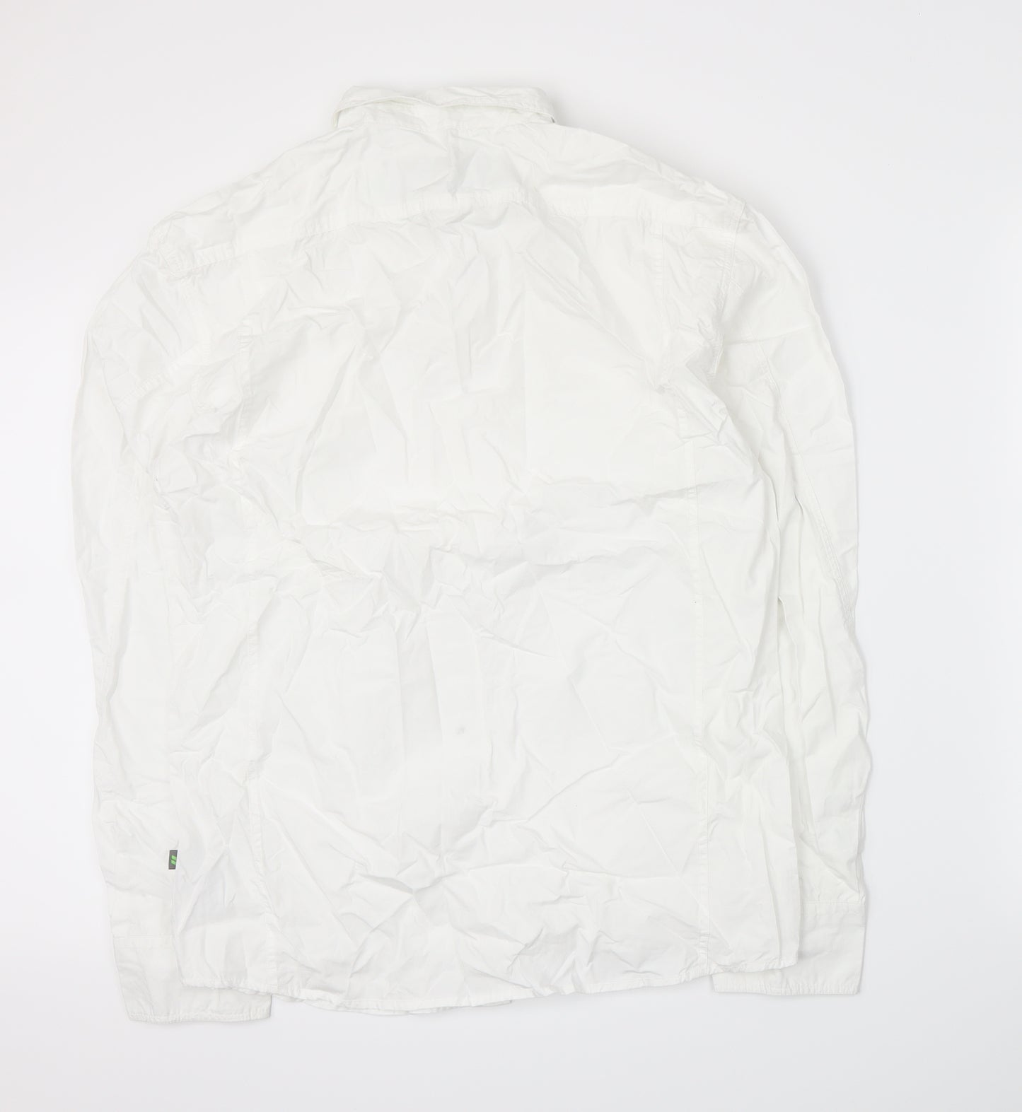 Gio-Goi Mens White    Button-Up Size XL